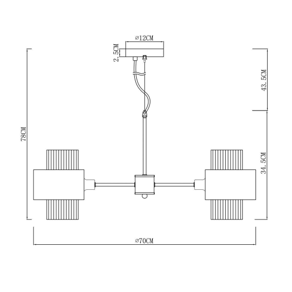 Подвесная люстра Arte Lamp Fantasia A4076LM-5CC Подвесная люстра Arte Lamp Fantasia A4076LM-5CC
