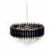 Подвесная люстра Lumina Deco Funneli LDP 6003-500 BK+F.GD