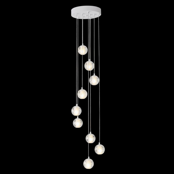 Подвесная люстра Crystal Lux Gaspar SP9 D300 White Подвесная люстра Crystal Lux Gaspar SP9 D300 White