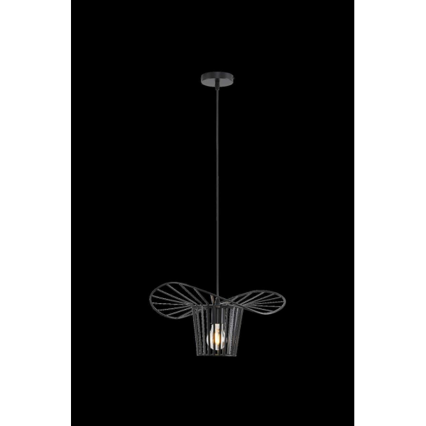 Люстра подвесная Alfa Light F3524-15 Black E27*1