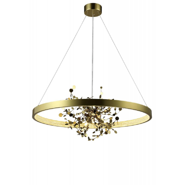 Подвесная люстра Crystal Lux GARDEN SPLED+4 D800 GOLD Подвесная люстра Crystal Lux GARDEN SPLED+4 D800 GOLD