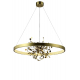 Подвесная люстра Crystal Lux GARDEN SPLED+4 D800 GOLD
