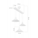 Подвесная люстра Toplight Delilah TL1606H-03WH