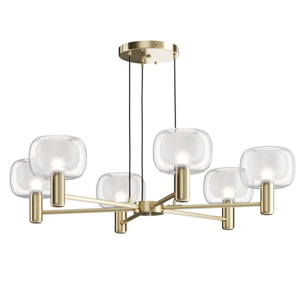 Подвесная люстра Maytoni Vision MOD411PL-06G Подвесная люстра Maytoni Vision MOD411PL-06G
