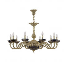 Подвесная люстра Bohemia Ivele 72101P/10/300 G P Amber-Blue/H-1J