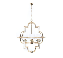 Подвесная люстра Lumina Deco Baltimore LDP 8020-6 GD+WT