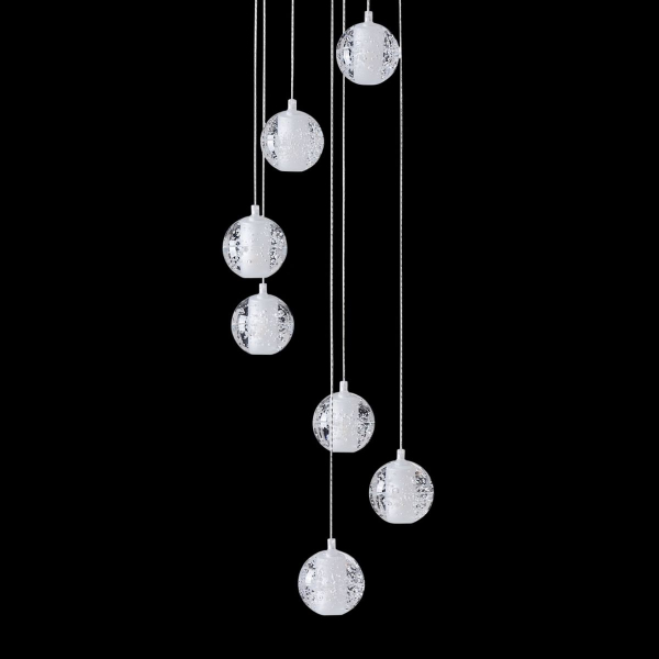 Подвесная люстра Crystal Lux Gaspar SP9 D300 White