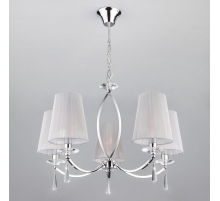 Подвесная люстра Eurosvet 60079/5 хром