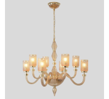 Подвесная люстра Crystal Lux SILVESTRO SP8 AMBER