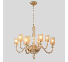 Подвесная люстра Crystal Lux SILVESTRO SP8 AMBER