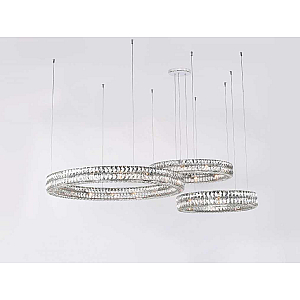 Горизонтальная композиция Newport 8550 из трех колец хром №180 S8550_180CH