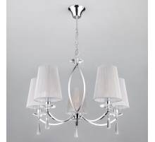 Подвесная люстра Eurosvet 60079/5 хром