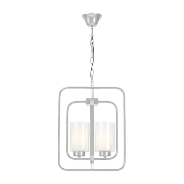 Подвесная люстра Lumina Deco Indivia LDP 1238-2 CHR Подвесная люстра Lumina Deco Indivia LDP 1238-2 CHR