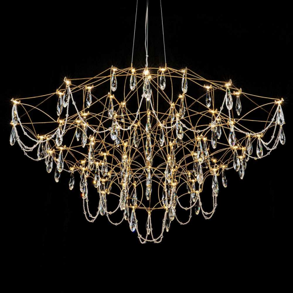 Подвесная светодиодная люстра Modelux Premium ML.5602.1200P BS