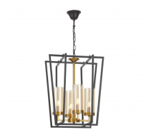 Подвесная люстра Lumina Deco Afres LDP 1246-4 BK+MD