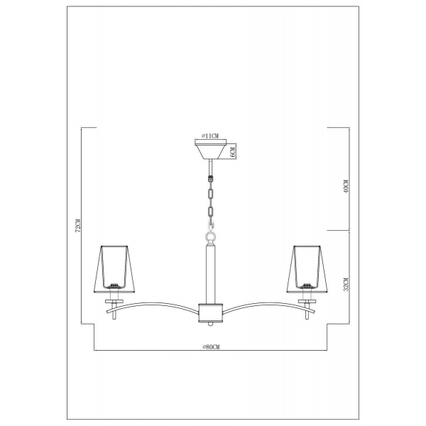 Подвесная люстра Arte Lamp Kensington A4098LM-8CC