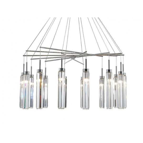 Подвесная люстра Newport 4524+10/S chrome М0068064 Подвесная люстра Newport 4524+10/S chrome М0068064