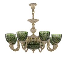 Подвесная люстра Bohemia Ivele 71203P/8/210 GW P1 U Clear-Green/H-1J