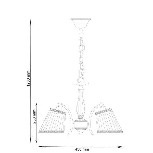 Подвесная люстра Lucia Tucci Firmo 145.3 Ivory Подвесная люстра Lucia Tucci Firmo 145.3 Ivory