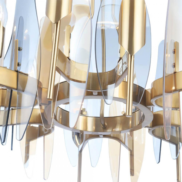 Подвесная люстра Crystal Lux Casa SP-PL12 Brass Подвесная люстра Crystal Lux Casa SP-PL12 Brass