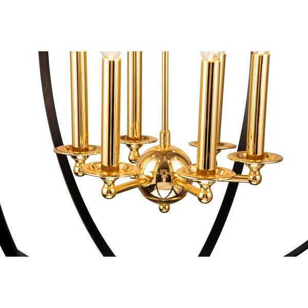 Подвесная люстра iLamp Element 9977-800 GoldBlack Подвесная люстра iLamp Element 9977-800 GoldBlack