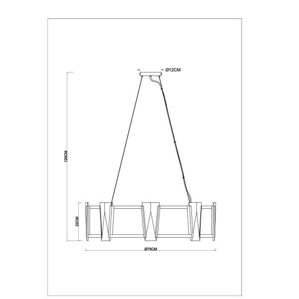 Подвесная люстра Arte Lamp Grato A4079LM-8CC Подвесная люстра Arte Lamp Grato A4079LM-8CC