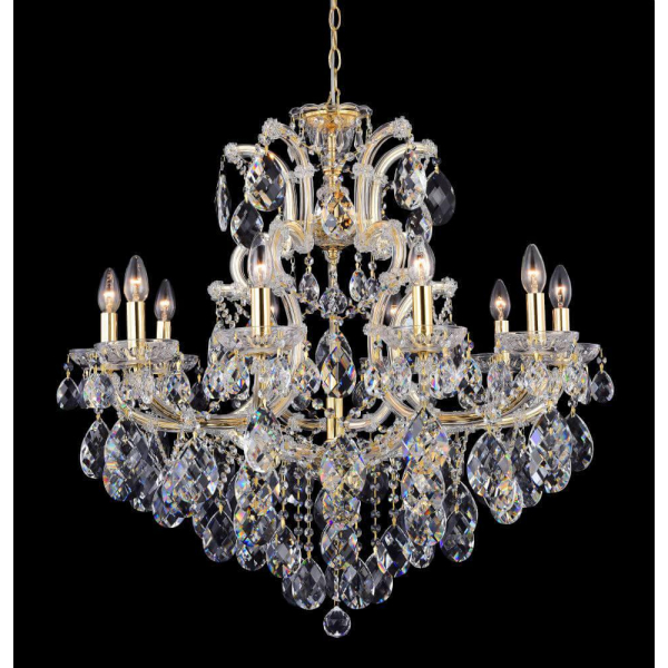 Подвесная люстра Crystal Lux Isabel SP11 Gold/Transparent Подвесная люстра Crystal Lux Isabel SP11 Gold/Transparent