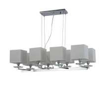 Подвесная люстра Lumina Deco Fianelo LDP 1248-8 WT