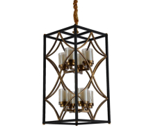 Подвесная люстра Lumina Deco Quadrato LDP 1223-8 BK+MD