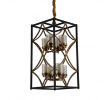 Подвесная люстра Lumina Deco Quadrato LDP 1223-8 BK+MD