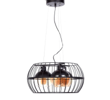 Подвесная люстра Lumina Deco Optis LDP 11765-3 BK