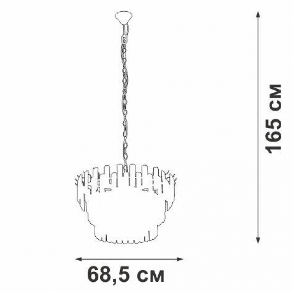 Подвесная люстра Vitaluce V5344-8/11 Подвесная люстра Vitaluce V5344-8/11