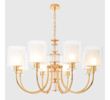 Подвесная люстра Crystal Lux ELENA SP8 GOLD