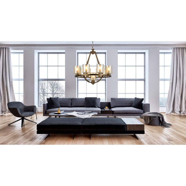 Подвесная люстра Lumina Deco Santini LDP 1220-9 MD Подвесная люстра Lumina Deco Santini LDP 1220-9 MD