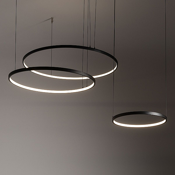 Подвесная люстра Nowodvorski Circolo Led Black 10867