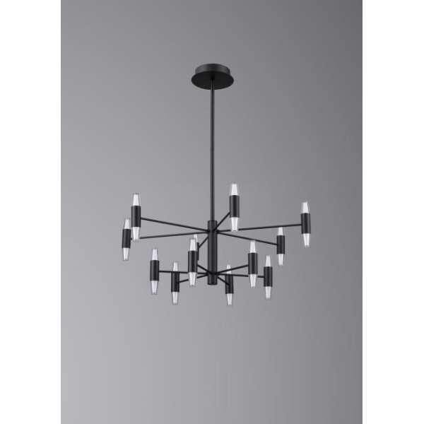 Люстра подвесная Alfa Light F3024-52 BLACK