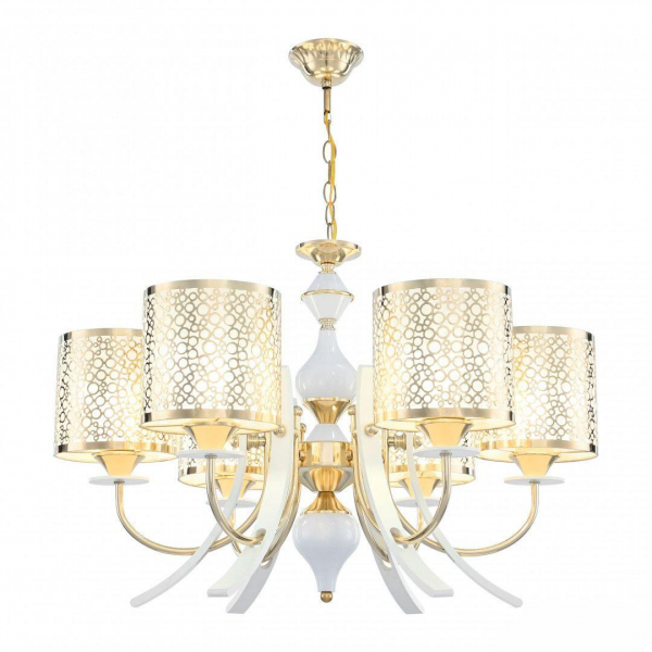 Подвесная люстра Arte Milano Florentia-6067 306067/6 Wh/Gd Подвесная люстра Arte Milano Florentia-6067 306067/6 Wh/Gd