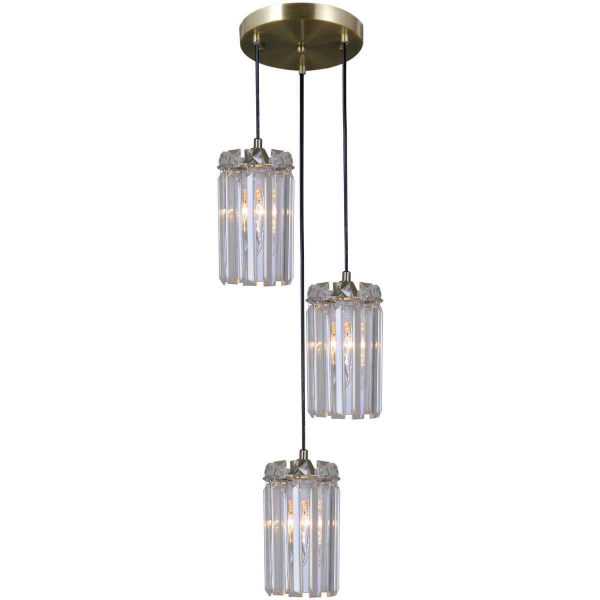 Люстра Illumico IL3562-3PSQ-24 AB LYRA Люстра Illumico IL3562-3PSQ-24 AB LYRA