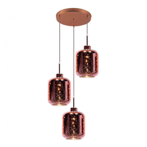 Подвесная люстра Lumina Deco Alacosmo LDP 6811-3 R.GD Подвесная люстра Lumina Deco Alacosmo LDP 6811-3 R.GD
