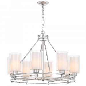 Подвесная люстра Lumina Deco Marietta LDP 8025-8 CHR+WT