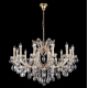 Подвесная люстра Crystal Lux Hollywood SP12 Gold