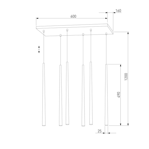 Подвесная люстра TK Lighting 6428 Piano White Подвесная люстра TK Lighting 6428 Piano White