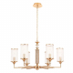 Подвесная люстра Crystal Lux Gloria SP6 Brass