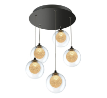 Подвесная светодиодная люстра iLedex Oblivion C4457-5R CR