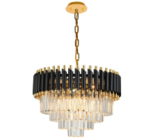 Подвесная люстра Natali Kovaltseva Darian 76017/10C Gold Black