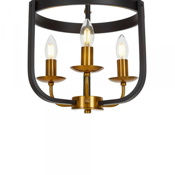 Подвесной светильник Lumina Deco Berling LDP 8024-3 BK+MD Подвесной светильник Lumina Deco Berling LDP 8024-3 BK+MD