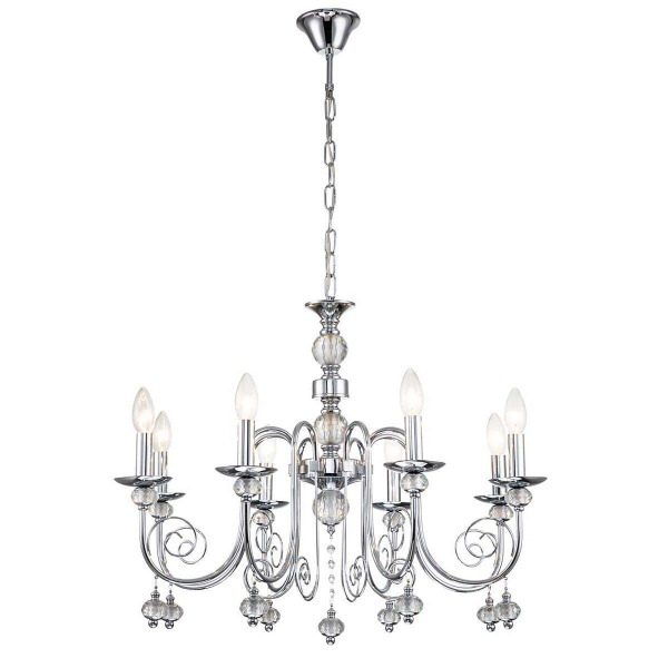 Подвесная люстра Escada Shine 678/8PL Chrome Подвесная люстра Escada Shine 678/8PL Chrome