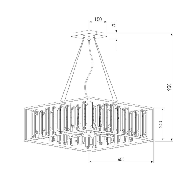 Подвесная люстра Bogates Cella 377/9 Strotskis Подвесная люстра Bogates Cella 377/9 Strotskis