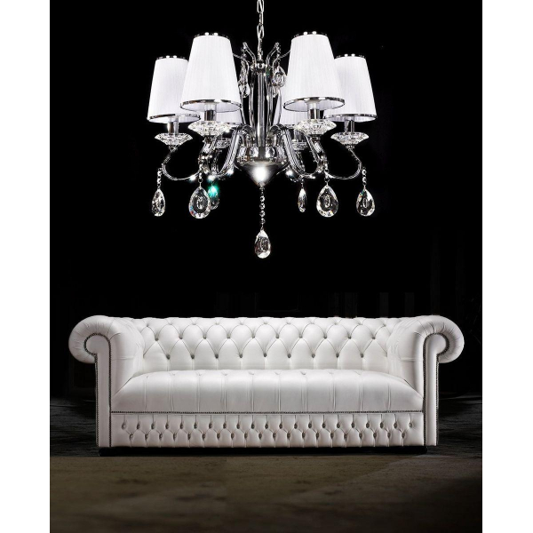 Подвесная люстра Lumina Deco Finezzia LDP 9267-6 CHR Подвесная люстра Lumina Deco Finezzia LDP 9267-6 CHR