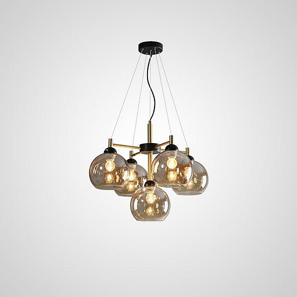 Подвесная люстра Imperium Loft Etna D57 Amber 344131-26